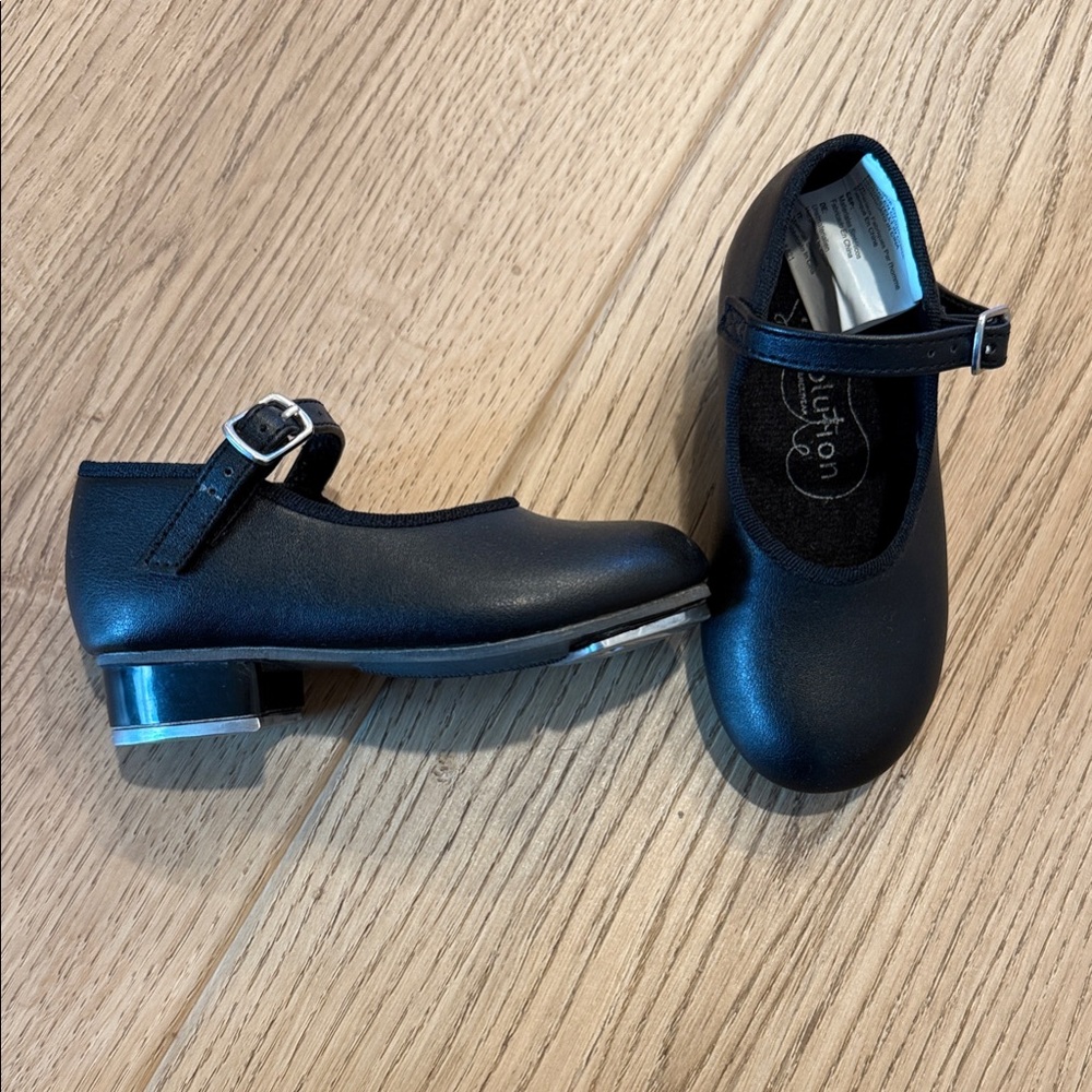 Classic Black Kids Tap Shoes